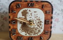Unique wooden clocks