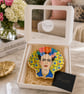 Yellow Frida Kahlo Trinket Dish 
