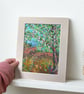 Scottish landscape painting - autumn - tree - acrylics - letterbox gift - Image 5