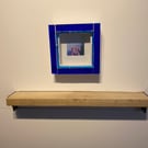 Blue box picture frame