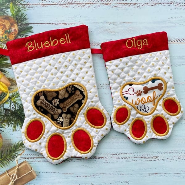 Pet Christmas Stocking  Personalised Gift