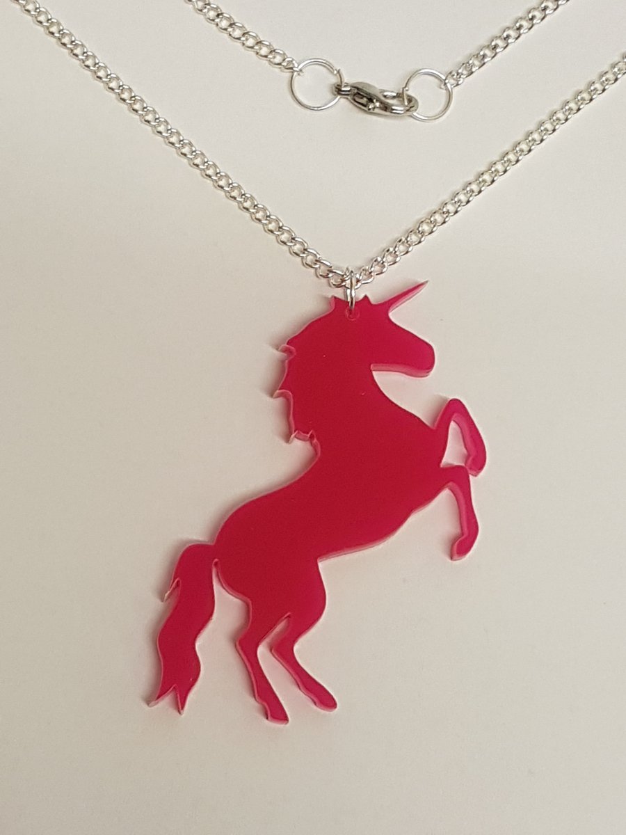 Mystical Unicorn Necklace - Acrylic