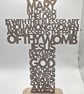 Hail Mary Prayer Cross Freestanding Christian Cross Catholic Gift First Communio - Image 2