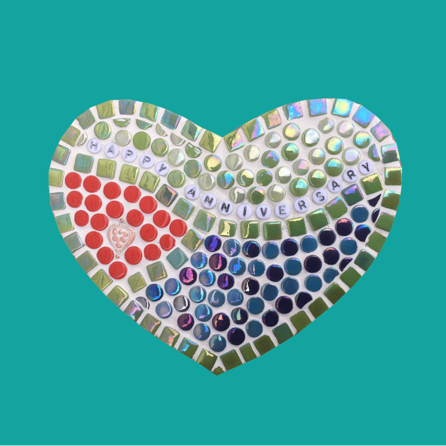 Anniversary Mosaic Heart