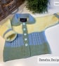Designer Hand Knitted Baby Cable Cardigan-Jacket 6-12 months size - Image 3