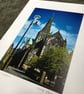 Glasgow Cathedral Signed Mounted Print FREE DELIVERY - Image 2