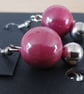 Handmade beaded bracelet and earring set. - Image 5