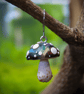 Round Top Galaxy Mushroom Earrings - Image 3