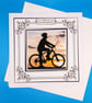 Cycling Birthday Card For Him, large
