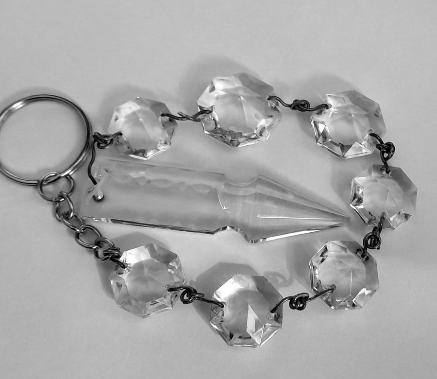 Vintage Chandelier Crystal Glass