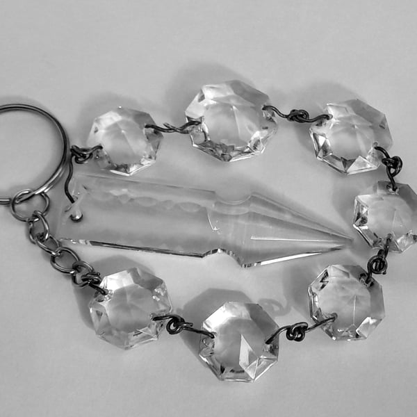 Vintage Chandelier Crystal Glass