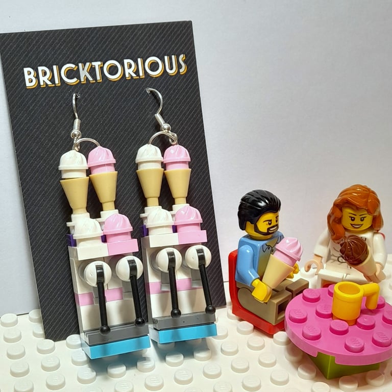 Lego Ice Cream Machine Earrings FREE UK POSTAGE