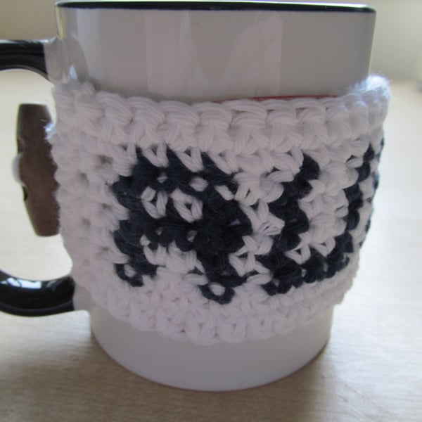 Jane Austen Crochet Mug Cozy Handmade Literature Gift