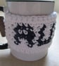 Jane Austen Crochet Mug Cozy Handmade