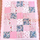 Sweet hearts and flowers quilt, playmat