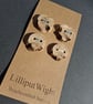 Set of Four Beachcombed Buttons - Image 5