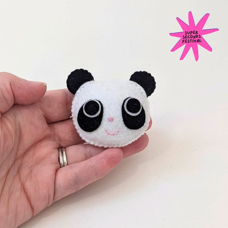 Panda Brooch - Super Seconds Festival