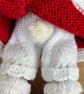 Hand Knitted Christmas Bunny - Image 5