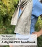 The Keeper: Hand-stitched Linen Scarf Handbook (Digital PDF)