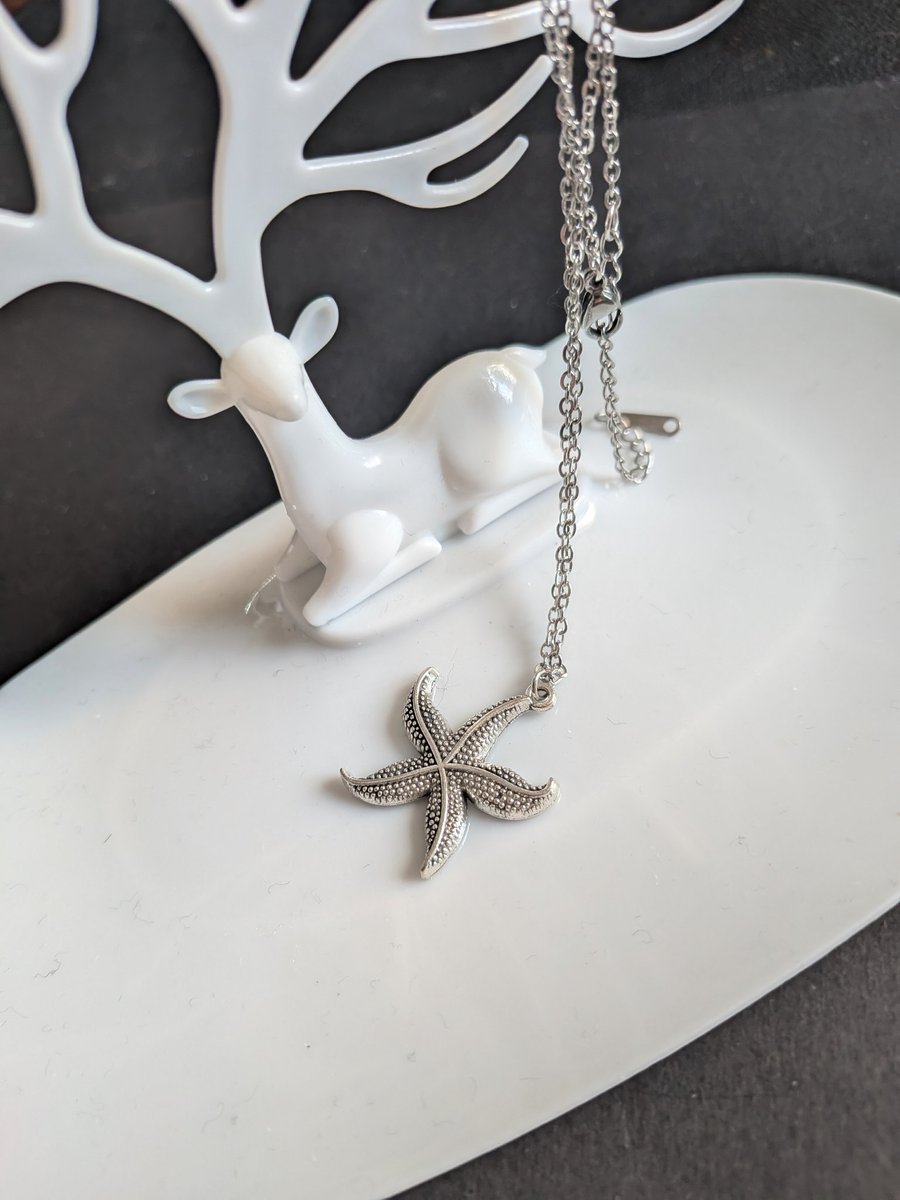 Starfish Pendant Necklace - Handcrafted Ocean & Nautical Jewellery