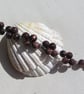 Red Tiger Eye Gemstone Beaded Chakra Bracelet "Red Spirit" - Image 5
