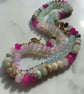 Raspberry Ripple Hand Knotted Beaded Gemstone Necklace - Image 8
