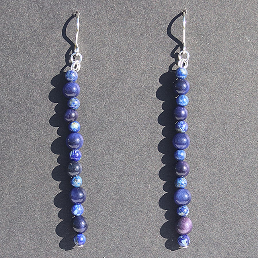 Lapis-Blues Earrings