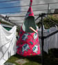 Quilted Handmade Peg Bag featuring Monet  - Image 4