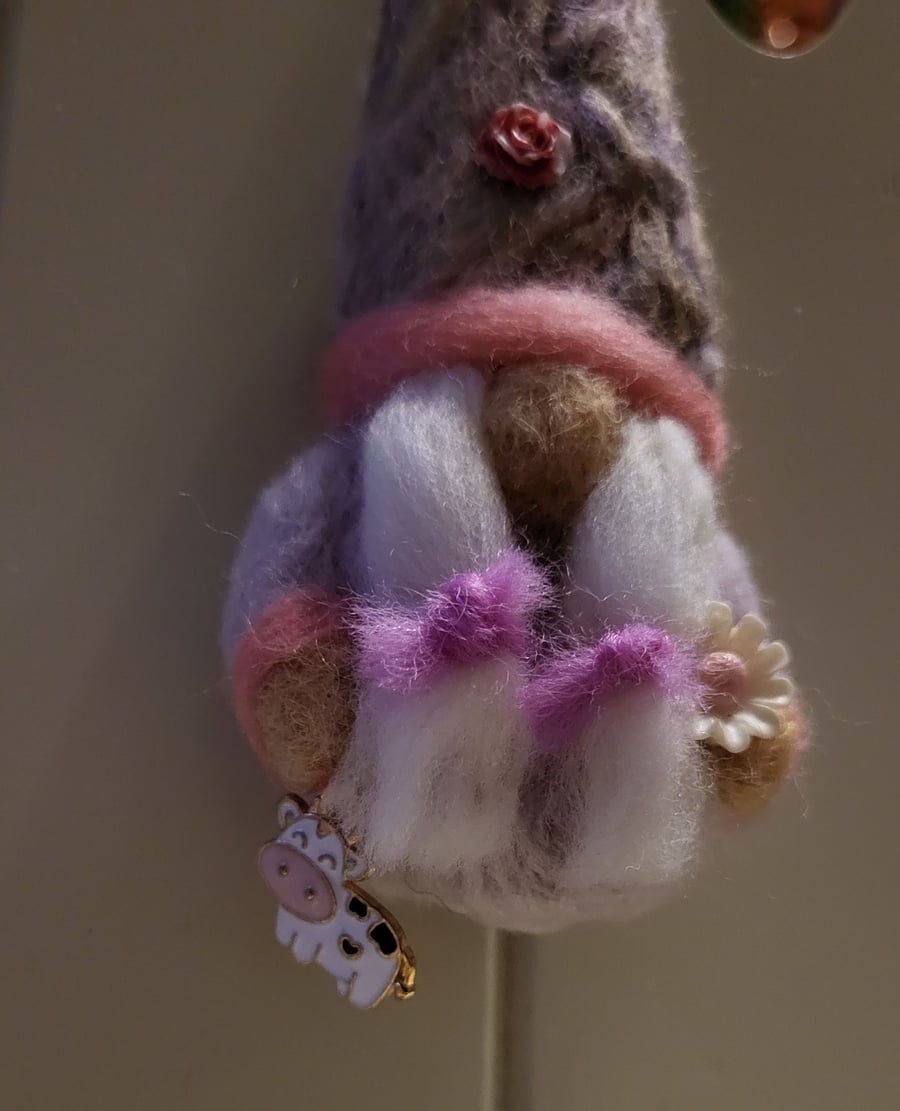 Missy Milkmaid Pretty Princess Gonk Hanging Decoration