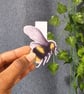 Bee Cutout Magnetic Bookmark