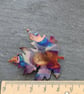 Flame painted copper leaf brooch - Image 4