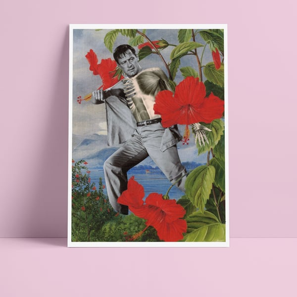 William - Surreal Collage Art Print