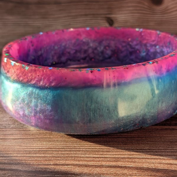 Candy Aurora Resin Bowl