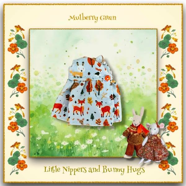 Little Foxes Dress to fit the Little Nippers and Bunny Hugs