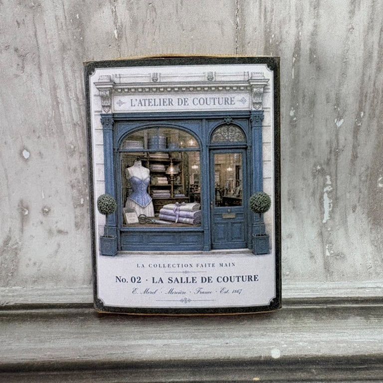 Sewing Shop Matchbox & Ephemera - L'Atelier de Couture - M 0003