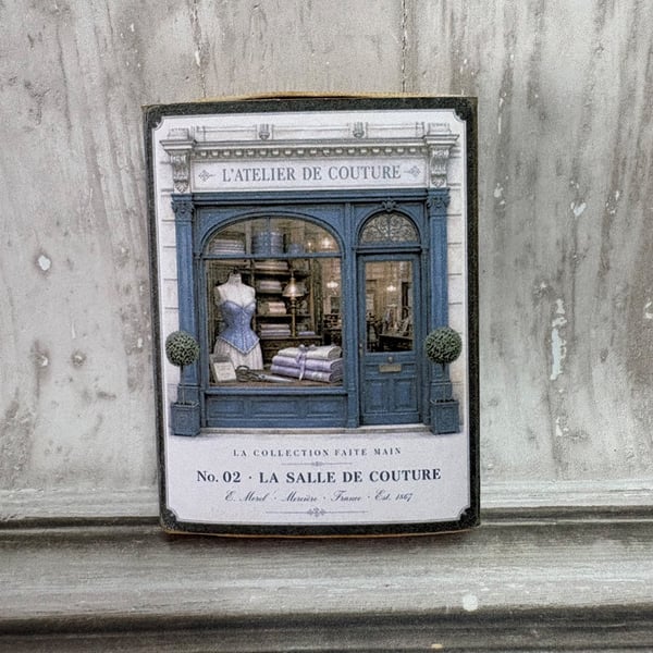 Sewing Shop Matchbox & Ephemera - L'Atelier de Couture - M 0003