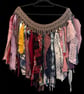 One of a Kind Plus Size Fairy Belt Skirt Grey Brown Boho Festival Wrap