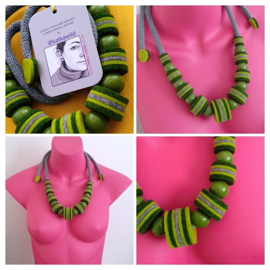 CHUNKY FELT NECKLACE