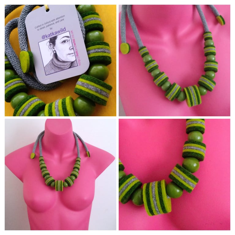 CHUNKY FELT NECKLACE