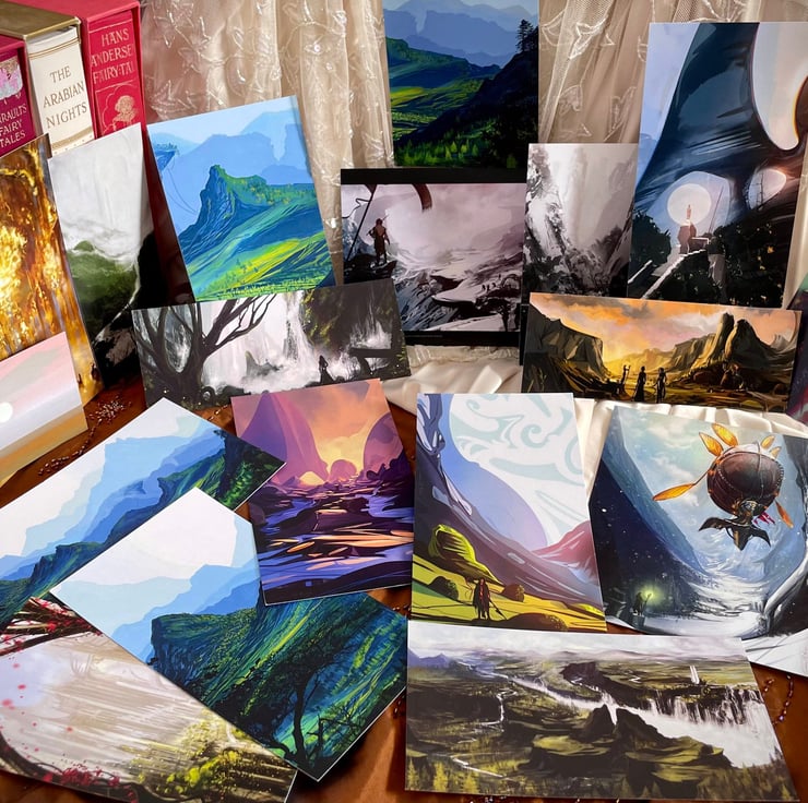 ANDUIN RIVER painting: Tolkien’s Middle Earth I... - Folksy