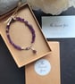 Amethyst Chip and Sterling Silver Bracelet - Image 7