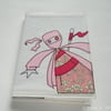 embroidered zombie ninja notebook