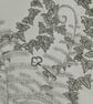 Mystery - Original Gothic Botanical Pencil Drawing - Dark Academia Wall Art - Image 4