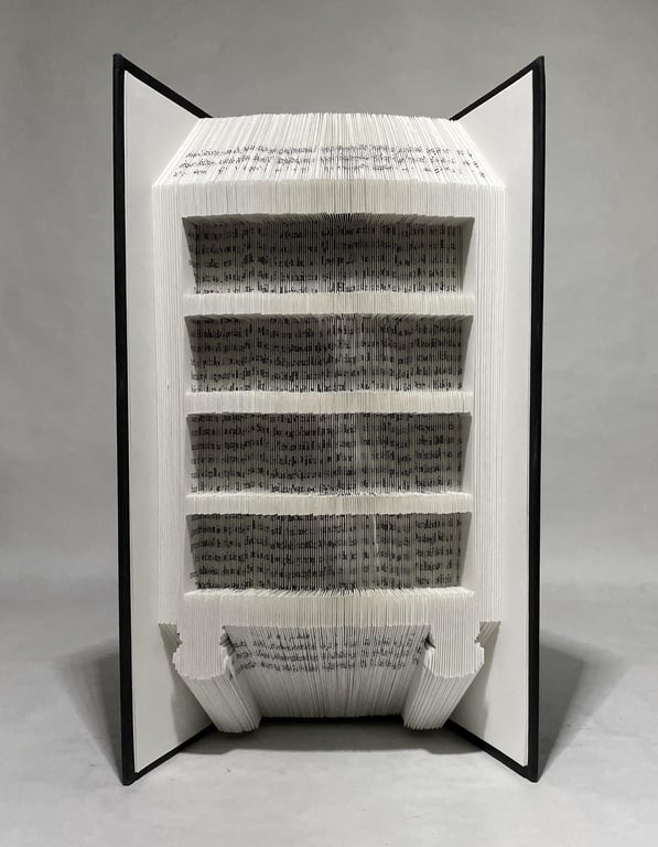 Bookcase 180 COMBI Book Folding Pattern - EMAILED PDF PATTERN