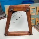 Vintage tennis racket press mirror