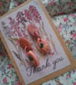 CLEARANCE! polymer clay earrings handmade- reduced-no 12