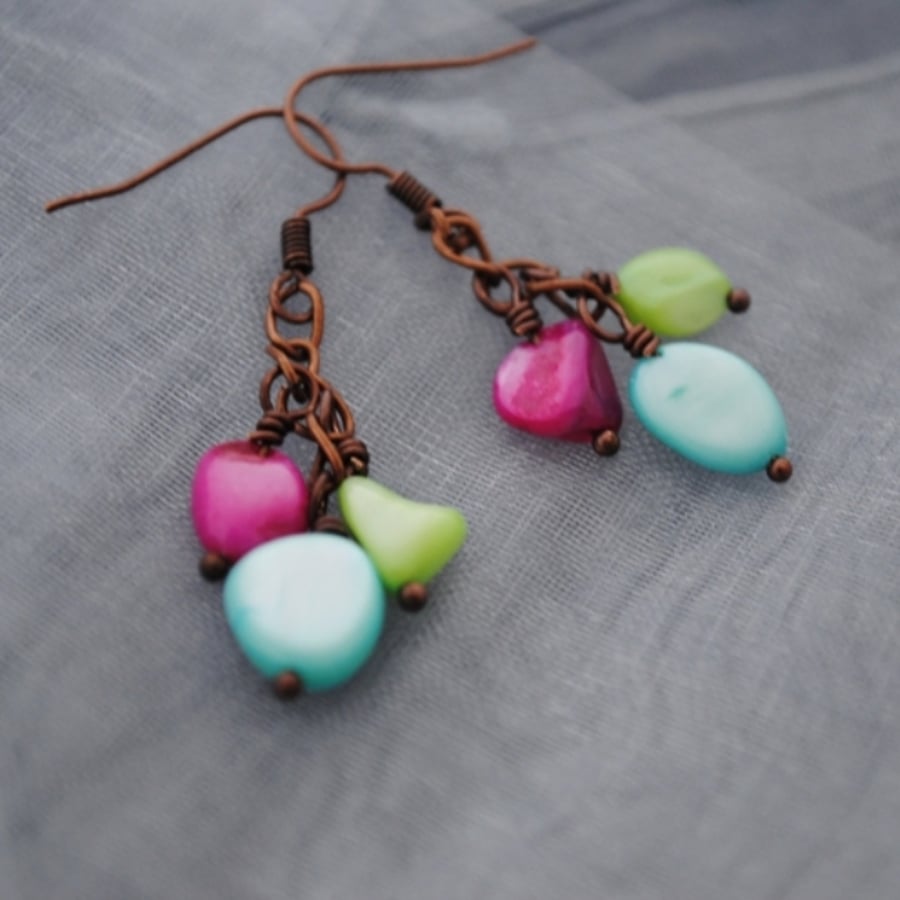 Rivershell earrings