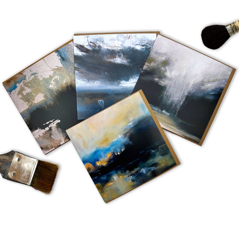 Water - blank greetings card collection