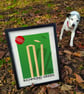 RICHMOND GREEN CRICKET A3 Print - Image 1