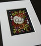 bony botanical skull - original aceo - Image 6